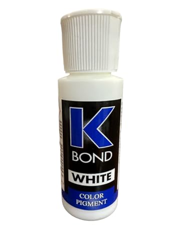 K-Bond Resin Coloring Paste Color Pigmentation for Polyester, Paint, and Epoxy Glues 2 OZ(Ounces) (White)