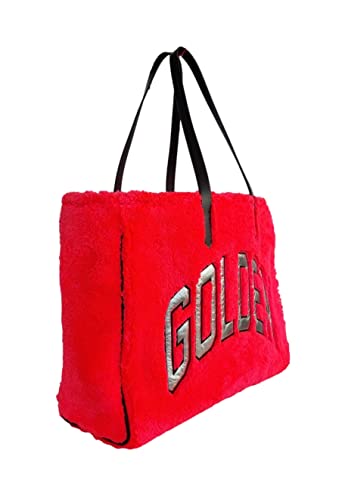 Miniatura 2 de Golden Goose Bolso Shopping De Hombro Bandolera De Tela Esponja 25624 Fucsia Plata, Fucsia Plata