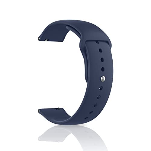 Cinturino per 20MM 22MM Cinturini Sportive con Fibbia a Metallo 22MM 20MM Sport Rilascio Rapido Braccialetto per Orologio Sostitutivo per - uomo donna silicone blu