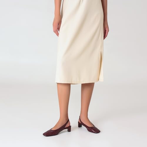 Womens Chunky Low Heel Woven Slingback Pumps Square Close Toe Block Heel Pumps3