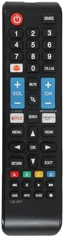 LED 317A Universal Remote Control for Chinese LCD LED and Non-Branded Smart TVs - Black (Please Match with Your Old Remote Before Placing an Order)