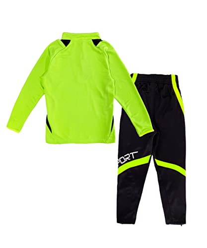 Hiheart Boys Quick Dry Long Sleeve Jogger Set 2 Piece Athletic Tracksuit2