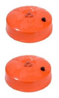 2-Pack Halloween Pumpkin Strobe Light LED 3 Lite Strobe Battery Operated
