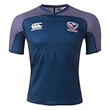 CCC Canterbury USA Rugby Vapodri SS Training Jersey, Medium Navy