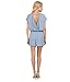 BCBGMAXAZRIA Women's Angella Wrap Back Romper