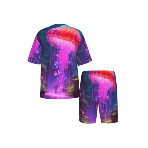 Pyjama élégant à imprimé champignon magique : douceur et originalité - 5