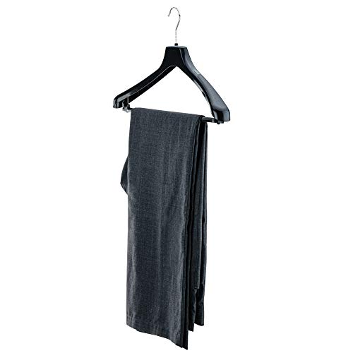 HANGERWORLD 10 Grucce in Plastica Nera 46cm con