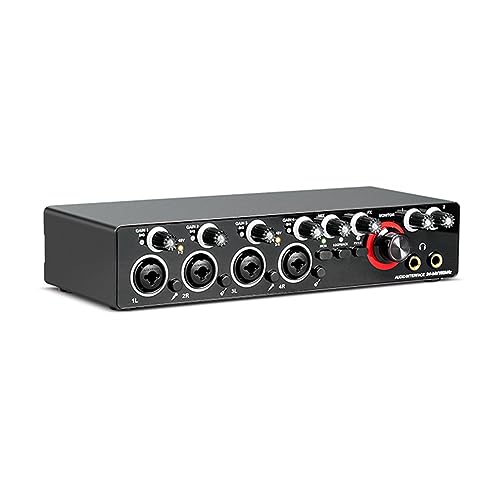 Interface audio 4 canaux et enregistreur de son pour studio mobile de doublage