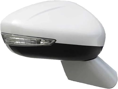 Rétroviseur Citroën C4 II rabattable manuellement blanc bloc droit