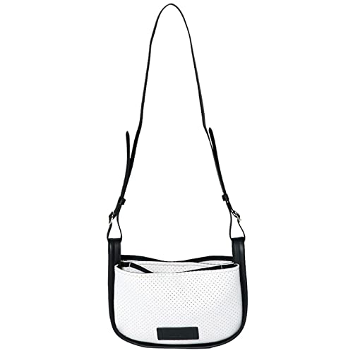 [プレイヤーズ] バッグ パンチングショルダー91206003 レディース ホワイト 約横27cm×縦17cm、ショルダー紐全長105cm