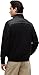 Tommy Hilfiger Herren Sweatshirt mit Reißverschluss Mix Media Stand Collar Steppjacke, Schwarz (Black), L