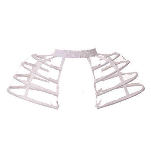 GRACEART Victoriano Vestir Doble Cesto Enaguas Crinolina Mujer (Blanco)