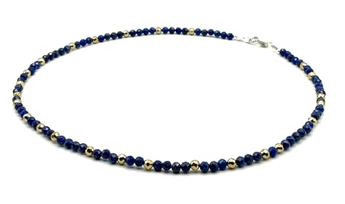 Collier lapislazuli et hématite dorée, l'expression de votre force intérieure - 2