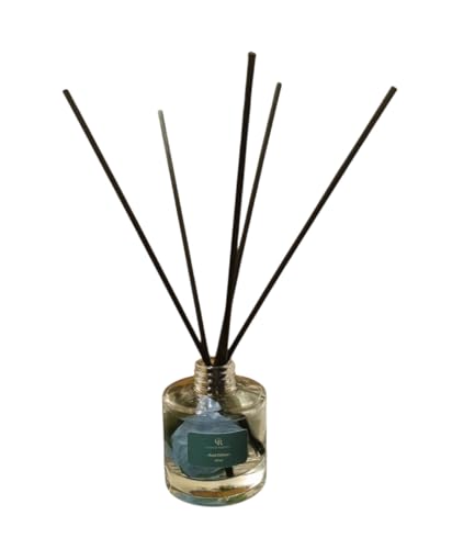 Image of Lime, Basil & Mandarin 100ml Reed Diffuser (perfume inspired), Oriental Gourmand Fragrance, Handcrafted in UK by Country Remedies, Home Fragrance