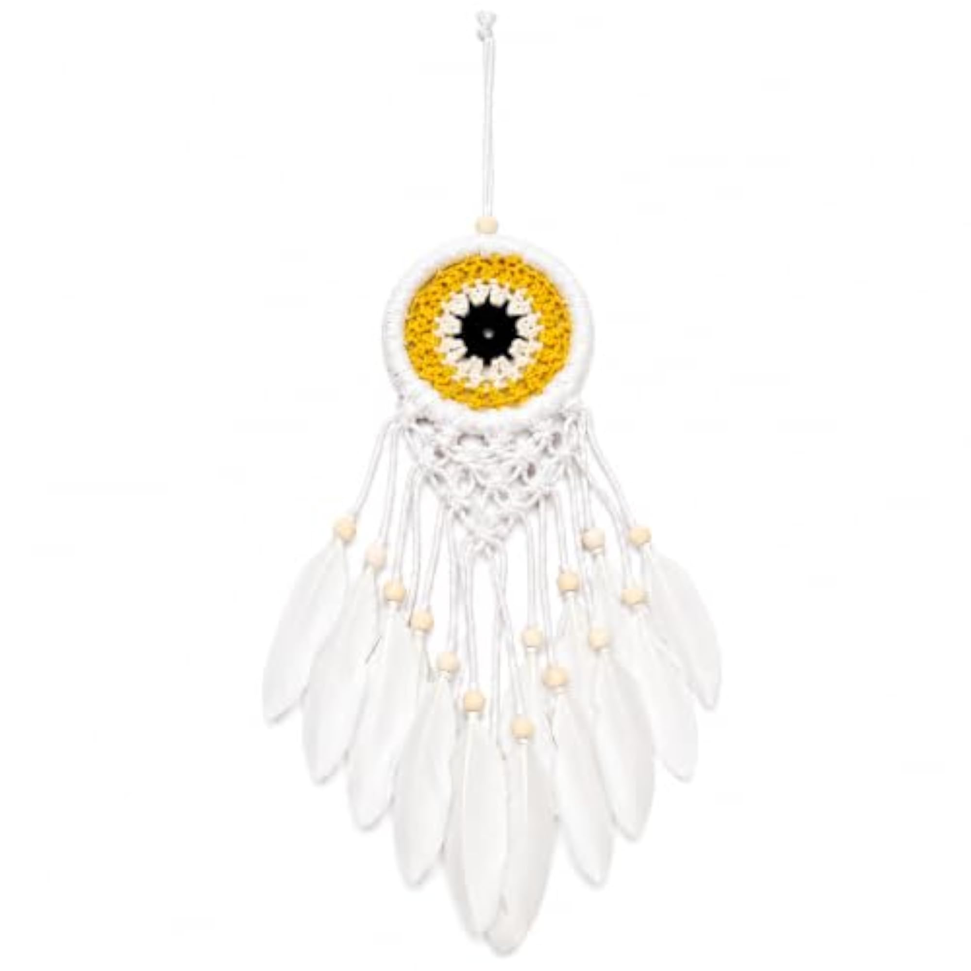 SADAF'S Art Evil Eye Dream Catcher Wall Hanging