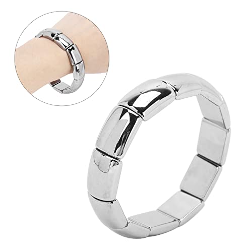 Terahertz Bracelet Rectangle Beads Elastic Bracelet Women Men Bracelet Gift Healing Stone, Terahertz bracelet for women and men, with elastic energy and powerful Rectangle beads3