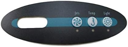 Overlay Master Spa Topside 3 Button Hot Tub #8 11274 Mini Oval Down East MAS260