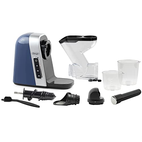 Omega Mm400Bl Medical Medium Juicer, Bpa Free, Slow Masticating High Juice Yield With Wide Mouth Chute, 200-Watt, Blue #TOP6