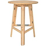 VERSÁTIL PARA INTERIOR Y EXTERIOR: Esta mesa de bar es perfecta como barra cocina o barra bar exterior, combinando con mesas altas y mesas auxiliares blancas. Úsala como mesa auxiliar alta o mesa comedor madera para maximizar tu espacio. Es ideal para cocina completa, mesa jardin o mueble auxiliar salón, ofreciendo estilo y funcionalidad donde más la necesites.