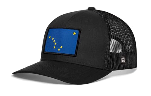 Image of HAKA State Flag Series Trucker Hat for Men & Women, Adjustable Baseball Hat, Golf Hat Snapback