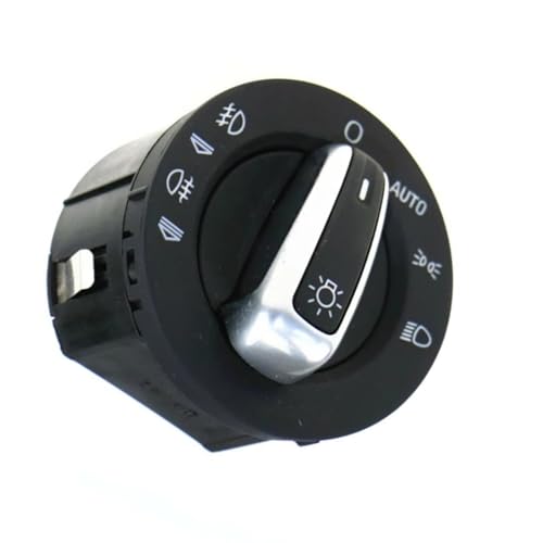 Interruptor de faros cromado con Auto 4FD941531A para Audi A6 Quattro y Allroad 2007-2011