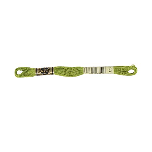 Image of DMC 6-Strand Embroidery Cotton Floss, Light Avocado Green