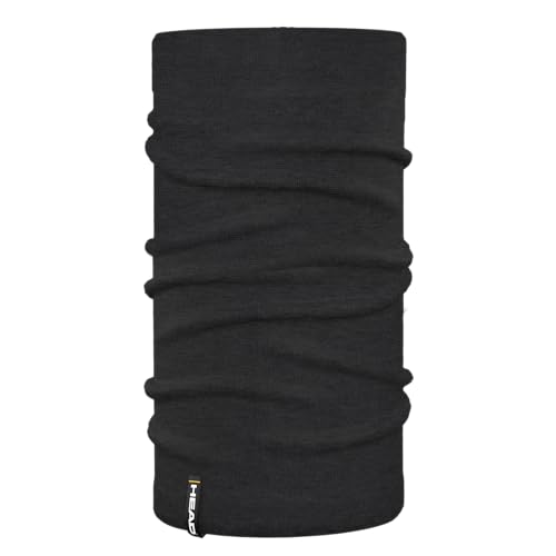HEAD Cosy Tube Plain, Multifunktionstuch OneSize Unisex Schlauchschal Herren Damen Winter Neckwarmer Winddicht Skifahren Radfahren Super Soft Extra Warm Tube Schlauchtuch...