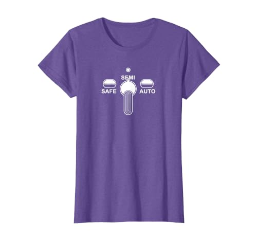 AR-15 Selector Purple Heather Tee