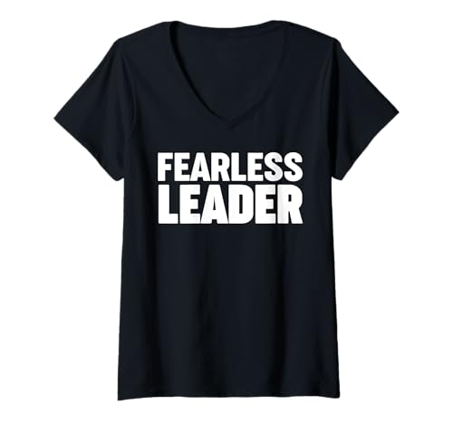 Womens Fearless Leader V-Neck T-Shirt