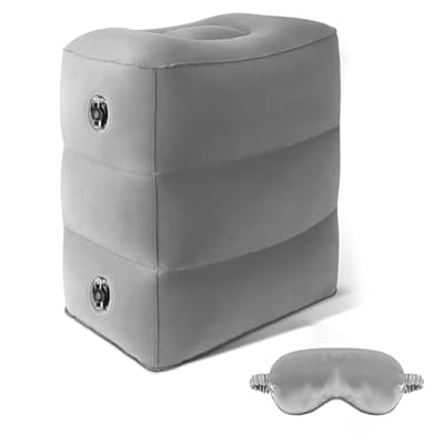 Inflatable Foot Rest Airplane Pillow - Adjustab...