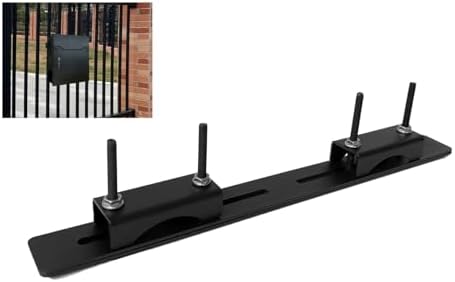 Amazon.com: LyySangshuo Mailbox Mounting Bracket,Carbon Steel,Suitable ...