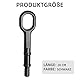 Yuiturt Abschlepphaken 200mm 1T0805615A, Anhängerkupplung Abschleppöse für Audi A3 8P 2003-2012 für VW Golf MK5 & MK6 2003-2012, Anhängerkupplung Zugöse Ersatz Abschleppöse 1T0805615 5P0805615