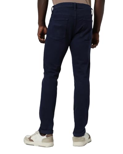 Image of Gap Men Skinny Fit Solid Print Mid Rise Lightlyly Washeded Jeans