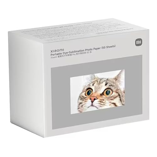 Xiaomi Portable Dye Sublimation Photo Paper 50 Sheets - vue 3