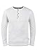 Produktbild Indicode Gifford Herren Longsleeve Langarmshirt Shirt Mit Grandad-Ausschnitt, Größe:XL, Farbe:Off-White (002)