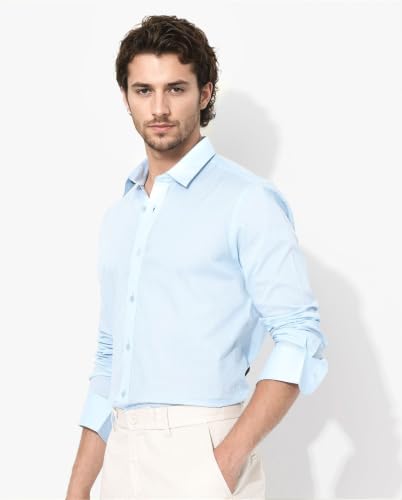 Image of Rare Rabbit Regular fit Plain Shirt