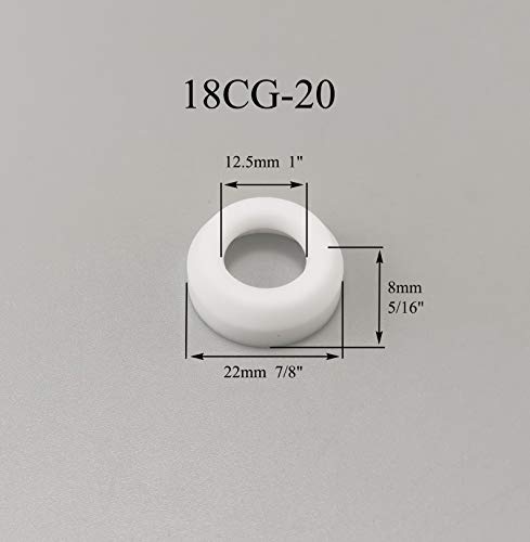 Image of RIVERWELD TIG Gas Lens Insulator Cup Gas Gasket 18CG 18-7 54N63 54N01 | Fit PTA DB WP 17 18 26 TIG Welding Torch Accessories 13pcs
