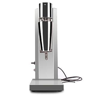 Macchina per frullati classica, frullatore elettrico a 2 velocità, frullatore per bevande in acciaio inossidabile con tazza per frullati, shaker per frappè proteico per bar/frullati/bar (singolo)