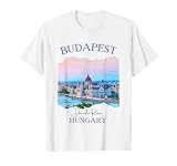 Budapest Hungary Travel Souvenir Hungarian Parliament Women T-Shirt