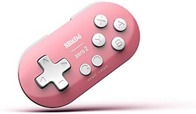 8Bitdo Zero 2 Bluetooth Gamepad for Switch, PC, Macos, Android (Pink Edition) (Nintendo Switch//)