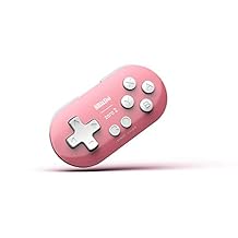 8Bitdo Zero 2 Bluetooth Gamepad Keychain Sized Mini Controller for Switch، Windows، Android، macOS & amp؛ إصدار التوت PiPink - Nintendo Switch