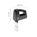 Krups F60858 3 MIX 7000 Handmixer 60 Jahre Edition | 500W | ergonomischer Griff | 1,65m-langes Kabel | Geschwindigkeitsregler, Schneebesen & Knethacken | bis zu 1kg Brotteig | Schwarz/Kupfer