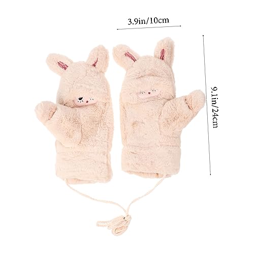 Didiseaon Cartoon Plush Gloves Screen Gloves Ideal for Winter Outdoor Activities2