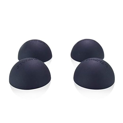 Soundrise Domes Isolation Pads, 8 Pack, 1.25” Class A Sound Dampening Anti Vibration Rubber Feet for Studio Monitor Speakers, Professional Audio Equipment, or Reference Monitors