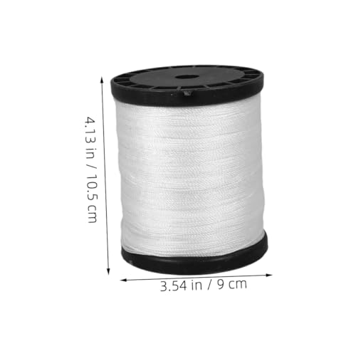 SHOWERORO Hilo de Nylon para Trabajo de Construcción – Cuerda de Nylon Fuerte y Flexible, Color Blanco, 3 Rollos (70 Piezas, 0.195kg) – Hilo para Albañilería y Construcción Exterior miniatura 2