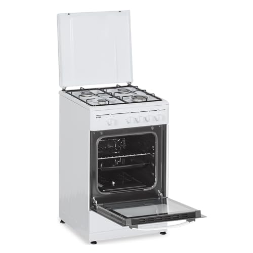 Miniatura 4 de Svan Cocina De Butano Con Horno 55 Litros Skg4500tm - 4 Zonas De Cocinado, Horno Con Grill, Kit Conversión Gas Natural, Acabado En Esmalte Blanco