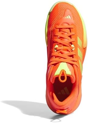 adidas Tênis feminino Exhibit Select 2.0, Vermelho solar/limão