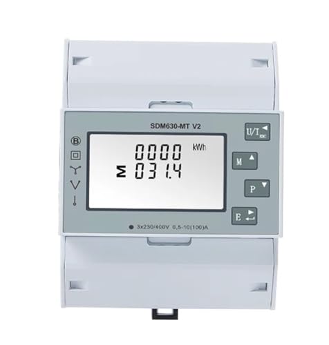 Contador de energía trifásico multi tarifas SDM630-MT con comunicación RS485 RTU 2