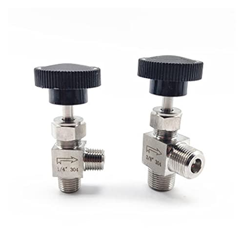 DbHFgjMN 2pcs/5pcs 1/8 '' 1/4 '' 3/8 '' 1/2 '' Zg Frea masculina Aço inoxidável 304 Válvula
