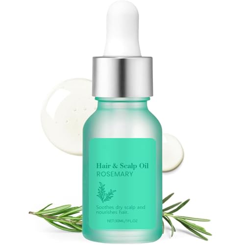 Aceite para Cabello y Cuero Cabelludo - 30 ml, Sérum Hidratante para el Cuer Cabelludo, Nutre y Calma el Cuero Cabellud-o Seco, Equilibra la Grasa y Aporta Brillo (1PC)